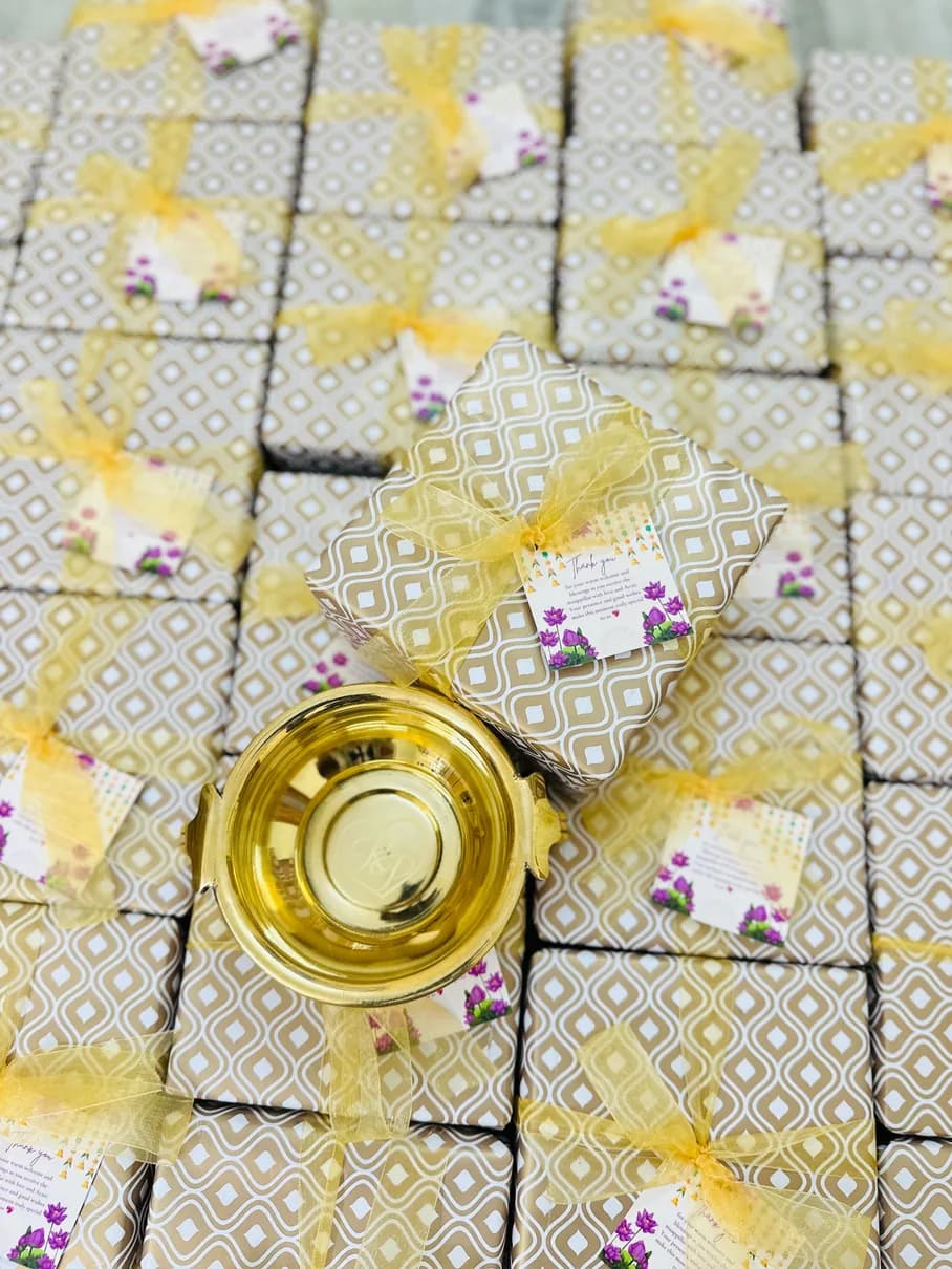 Brass Urli — Wrapped