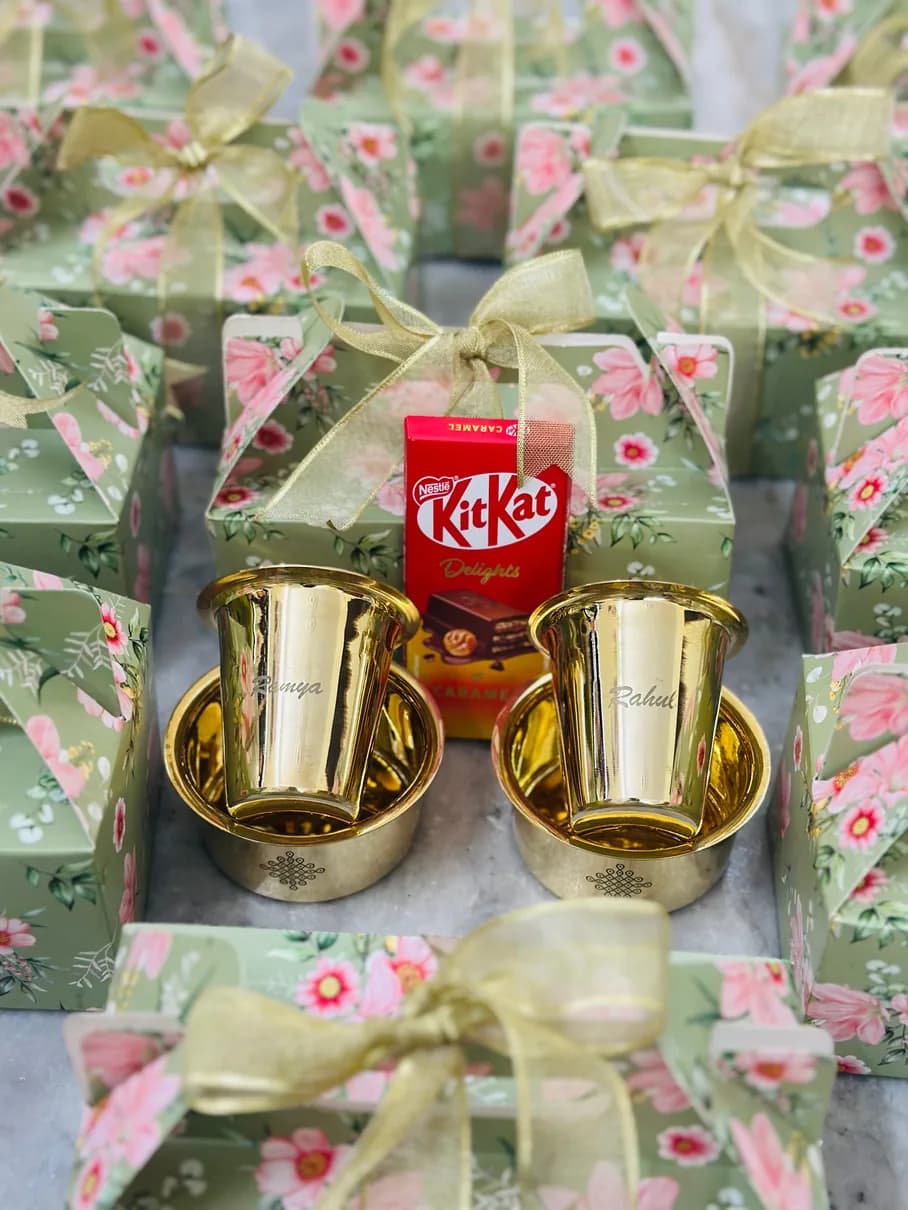 Brass Coffee Tumbler Hamper